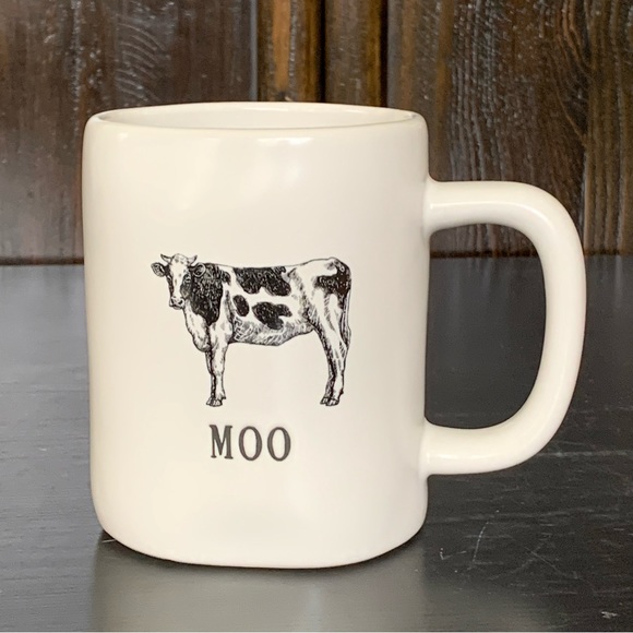 MOO Cow - Rae Dunn Farmline Collection Cow Mug - Picture 2 of 8